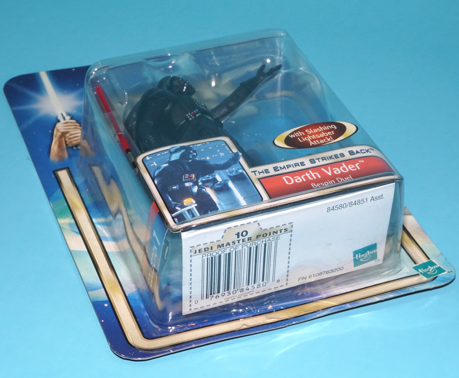 STAR WARS SAGA COLLECTION DARTH VADER BESPIN DUEL MOC MOSC 2002 HASBRO - Image 3