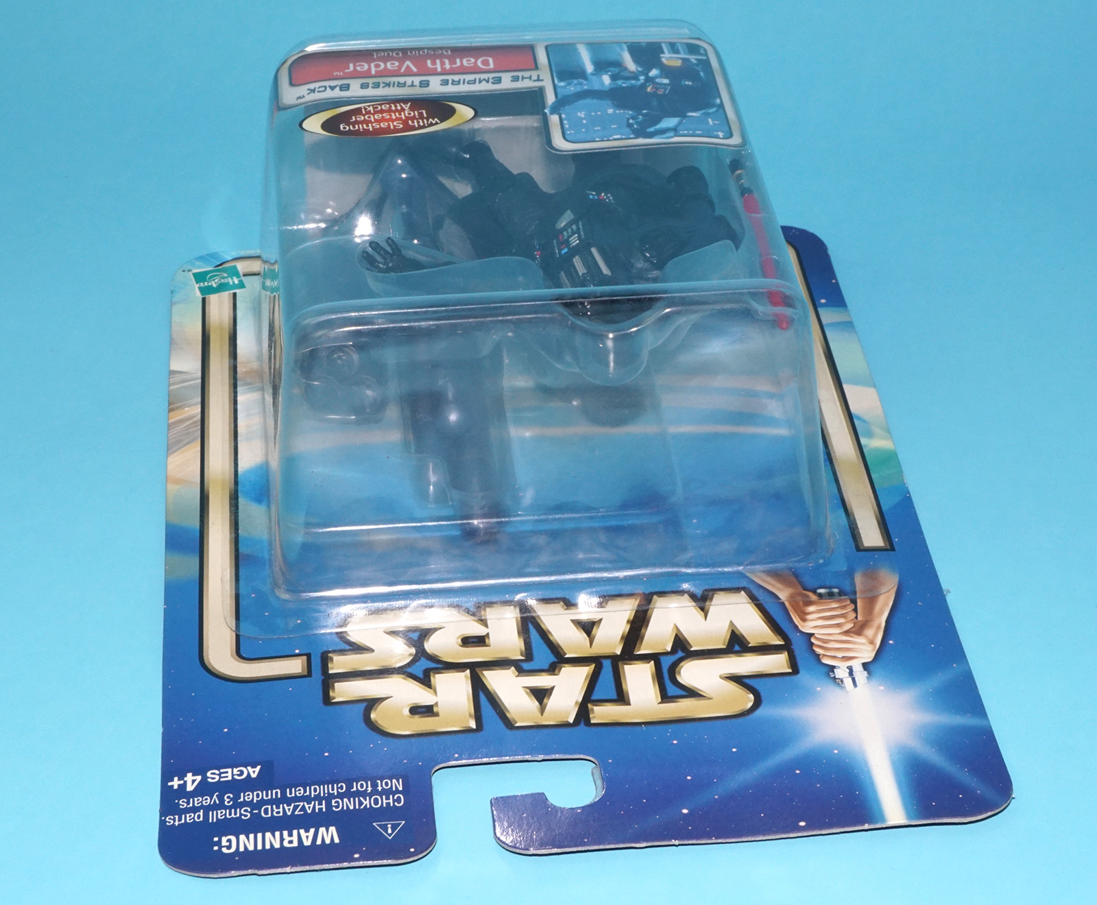 STAR WARS SAGA COLLECTION DARTH VADER BESPIN DUEL MOC MOSC 2002 HASBRO - Image 5