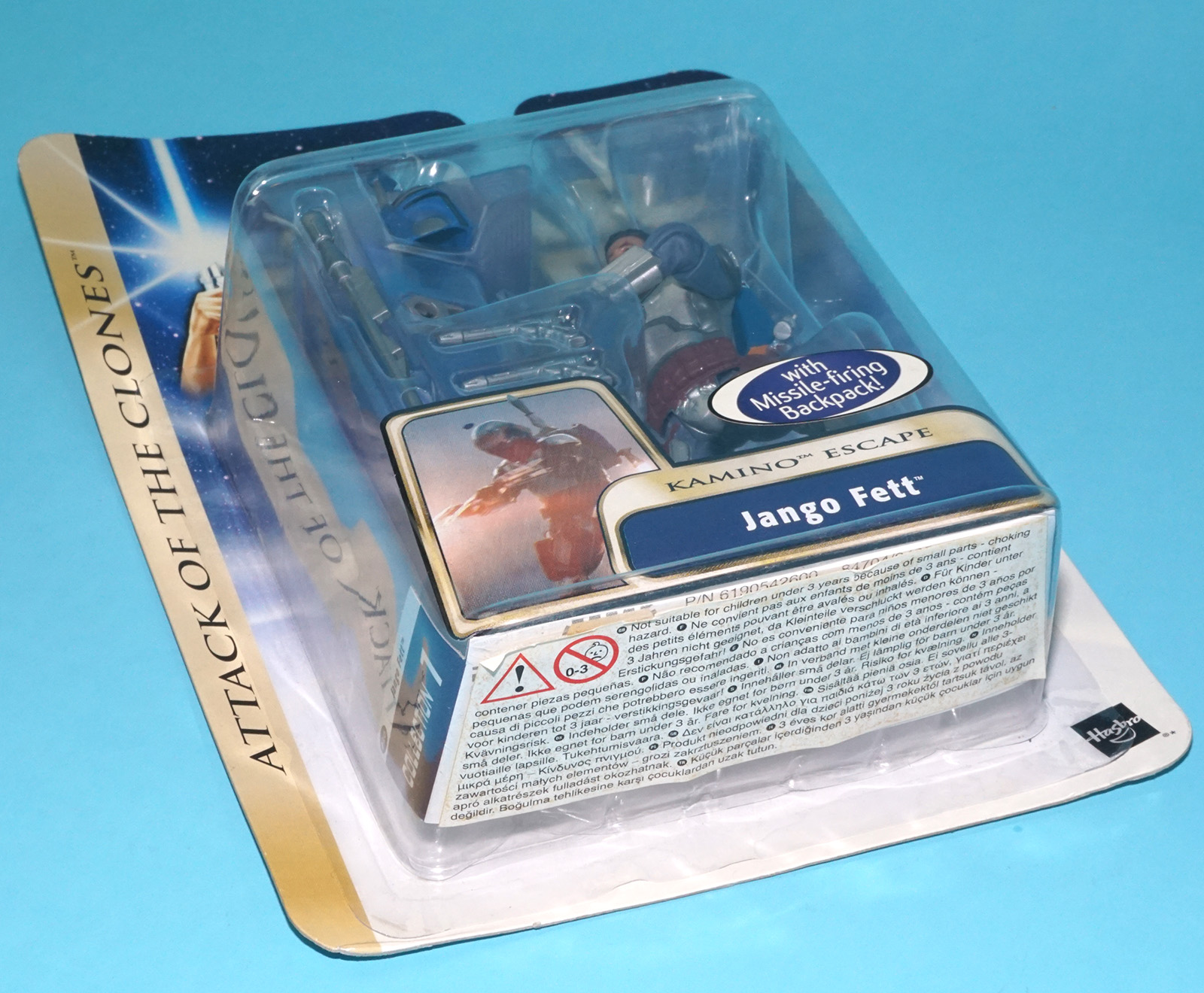 STAR WARS SAGA COLLECTION JANGO FETT KAMINO ESCAPE MOC MOSC 2003 HASBRO - Image 3