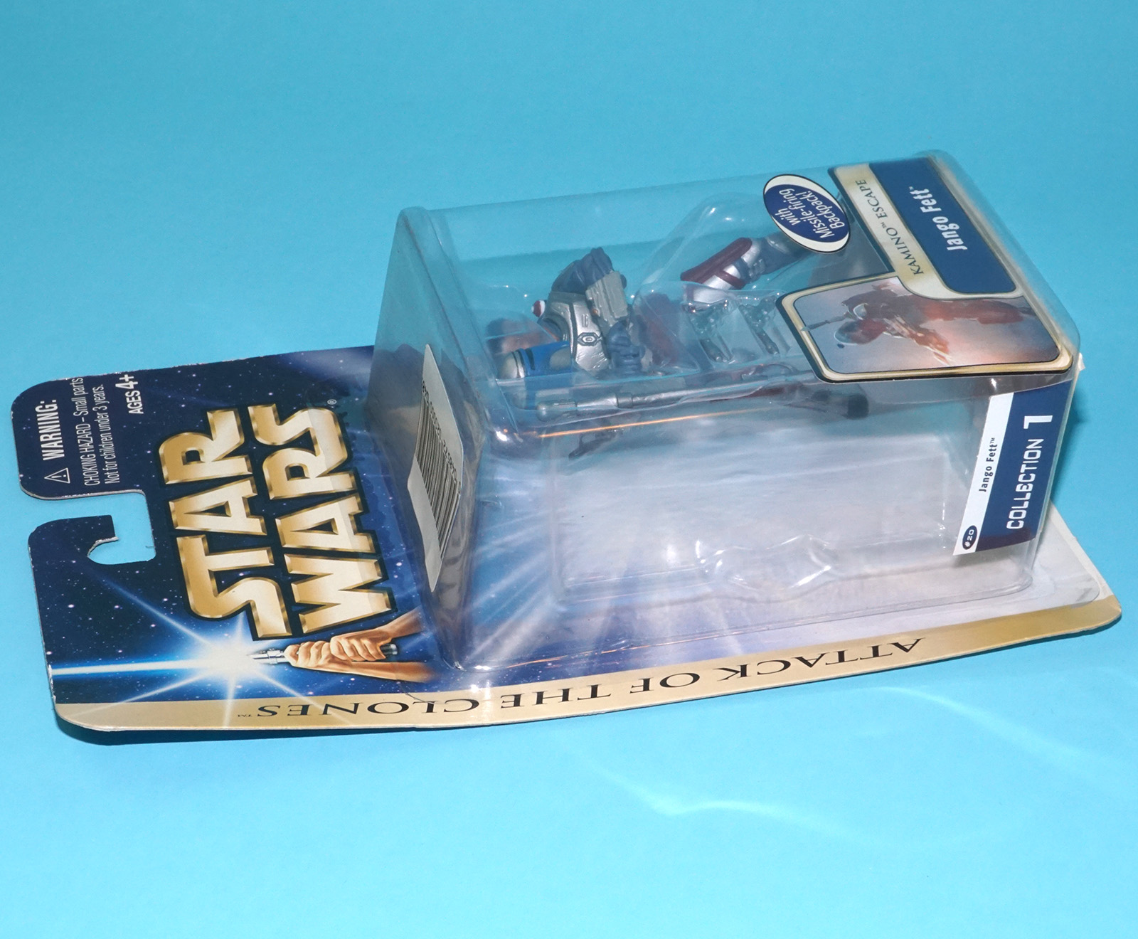 STAR WARS SAGA COLLECTION JANGO FETT KAMINO ESCAPE MOC MOSC 2003 HASBRO - Image 4