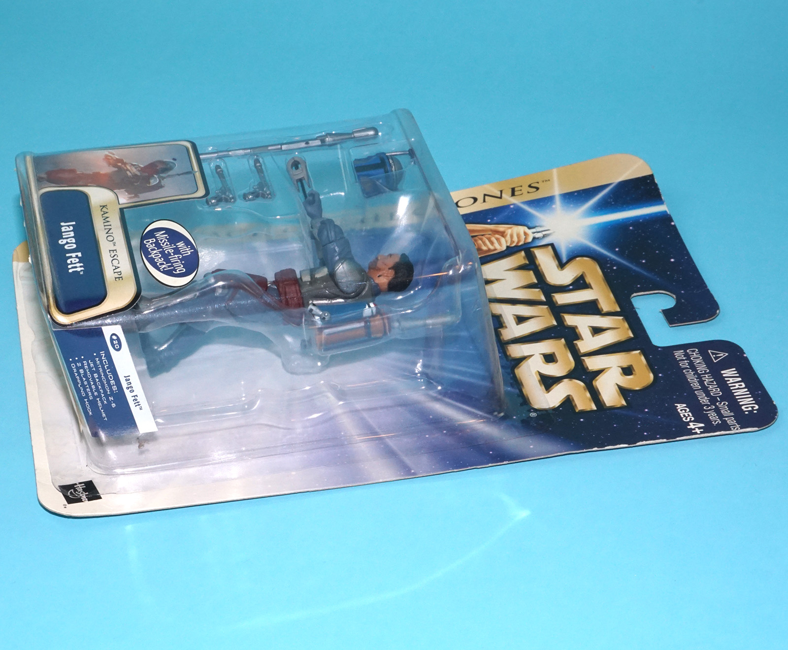 STAR WARS SAGA COLLECTION JANGO FETT KAMINO ESCAPE MOC MOSC 2003 HASBRO - Image 6