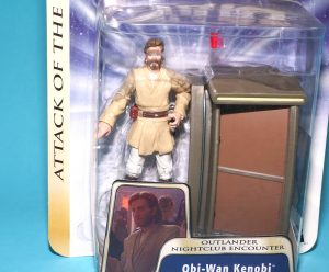 STAR WARS SAGA COLLECTION OBI-WAN KENOBI OUTLANDER NIGHTCLUB MOC MOSC 2003 HASBRO