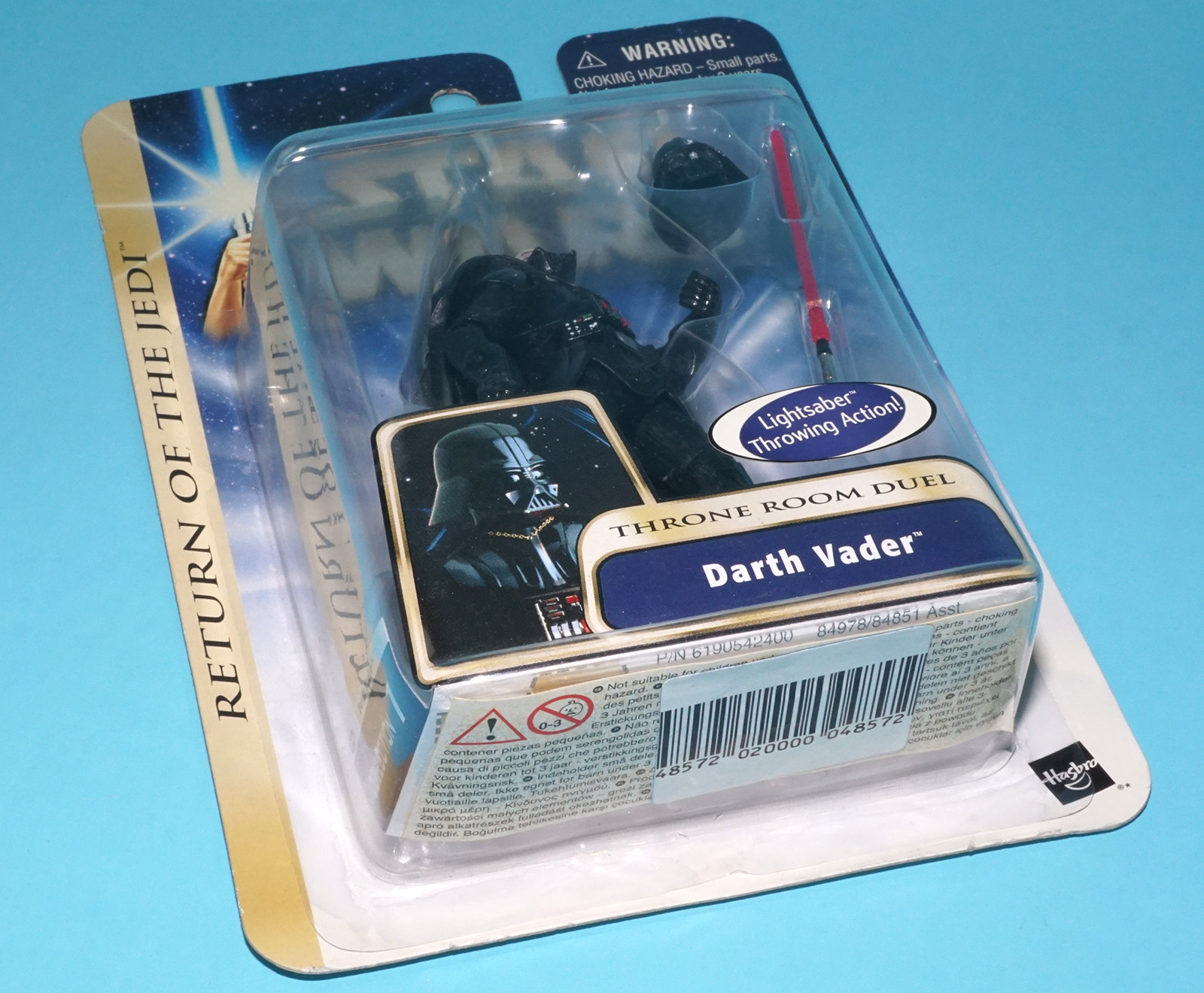 STAR WARS SAGA COLLECTION DARTH VADER THRONE ROOM DUEL MOC MOSC 2003 HASBRO - Image 3
