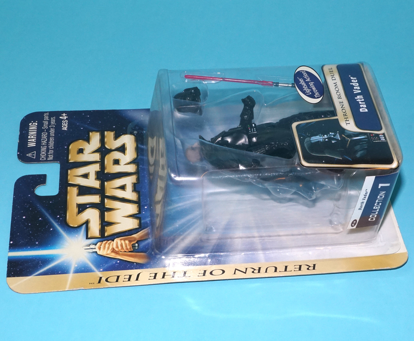 STAR WARS SAGA COLLECTION DARTH VADER THRONE ROOM DUEL MOC MOSC 2003 HASBRO - Image 4