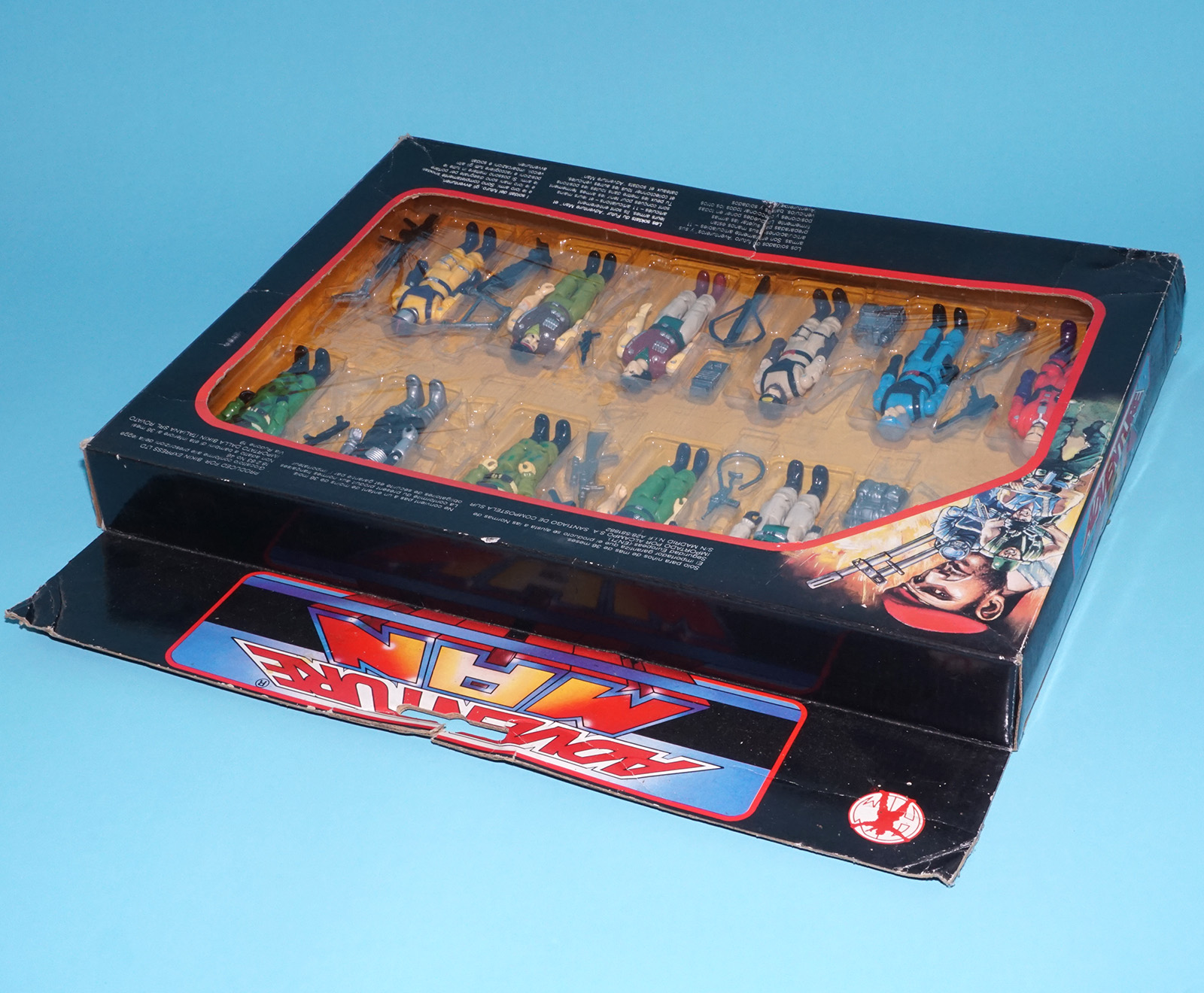 ADVENTURE MAN 11 FIGURE GIFT SET BOXED MIB EURO BOX 1991 BIKIN GI JOE KO KAÏDO M-PACT HTF - Image 4