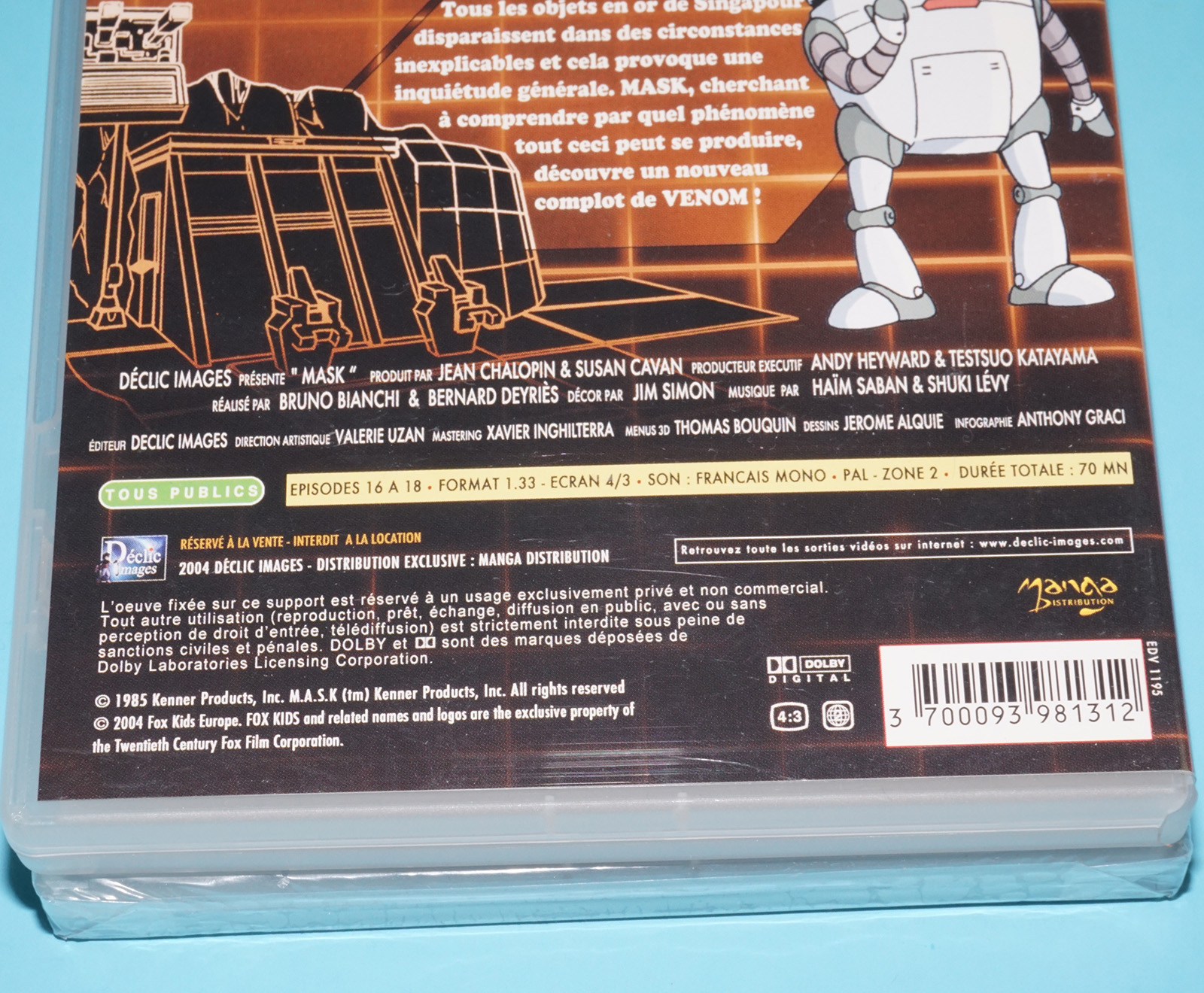 DVD M.A.S.K SEASON 1-6 BOX SET 2004 FOX KIDS PAL FRENCH - Image 10