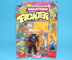 HEROES OF THE WORLD FIGHTER ZARAK FOOT SOLDIER MOC MOSC 1990s TMNT AD&D BOOTLEG KO HTF