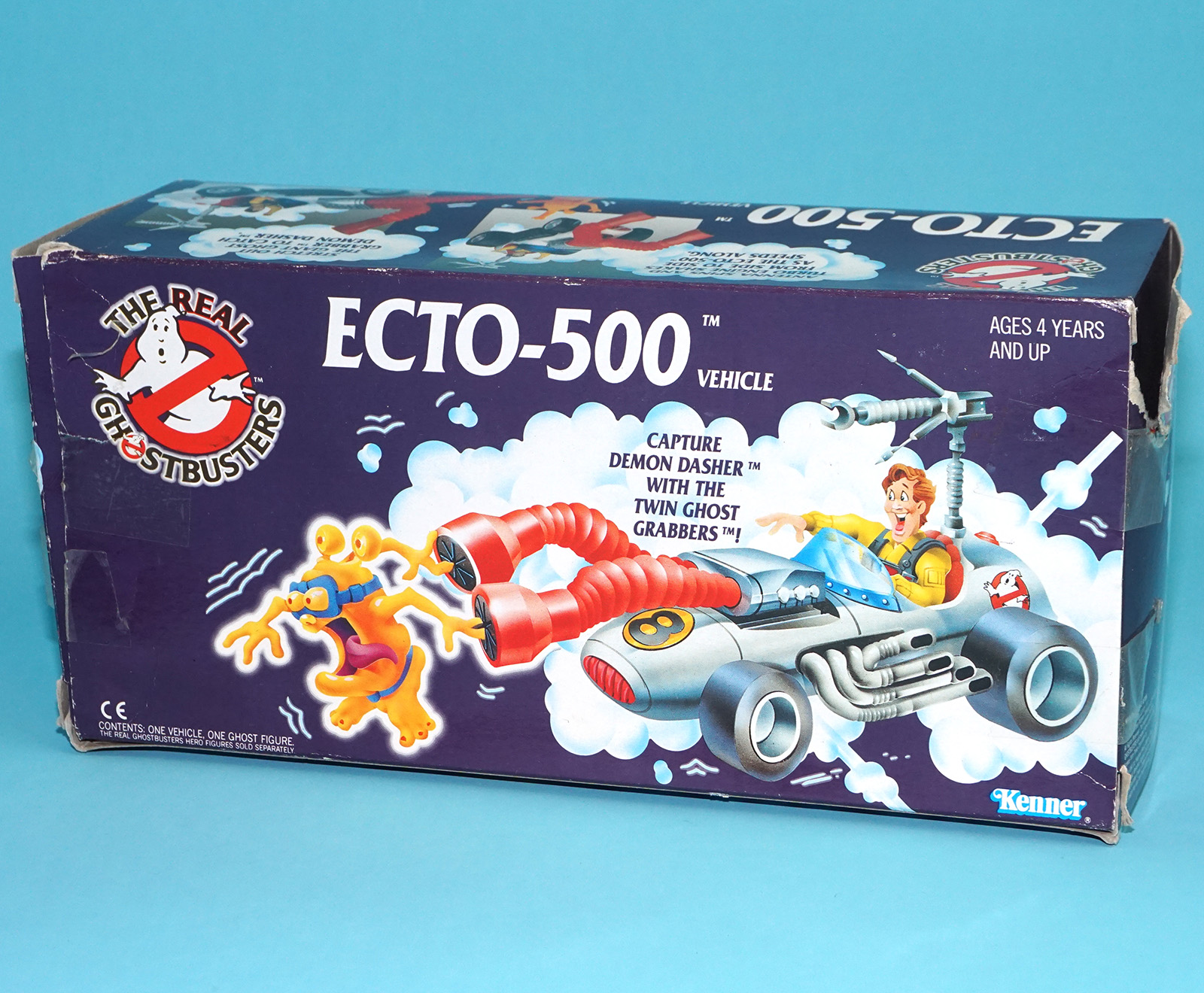 THE REAL GHOSTBUSTERS ECTO-500 COMPLETE BOXED UK EURO BOX 1989 KENNER - Image 6
