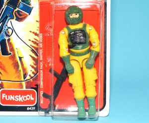 1985 GI JOE AIRTIGHT v1 MOC MOSC FACTORY ERROR 2005 FUNSKOOL INDIA RUSSIAN CARD