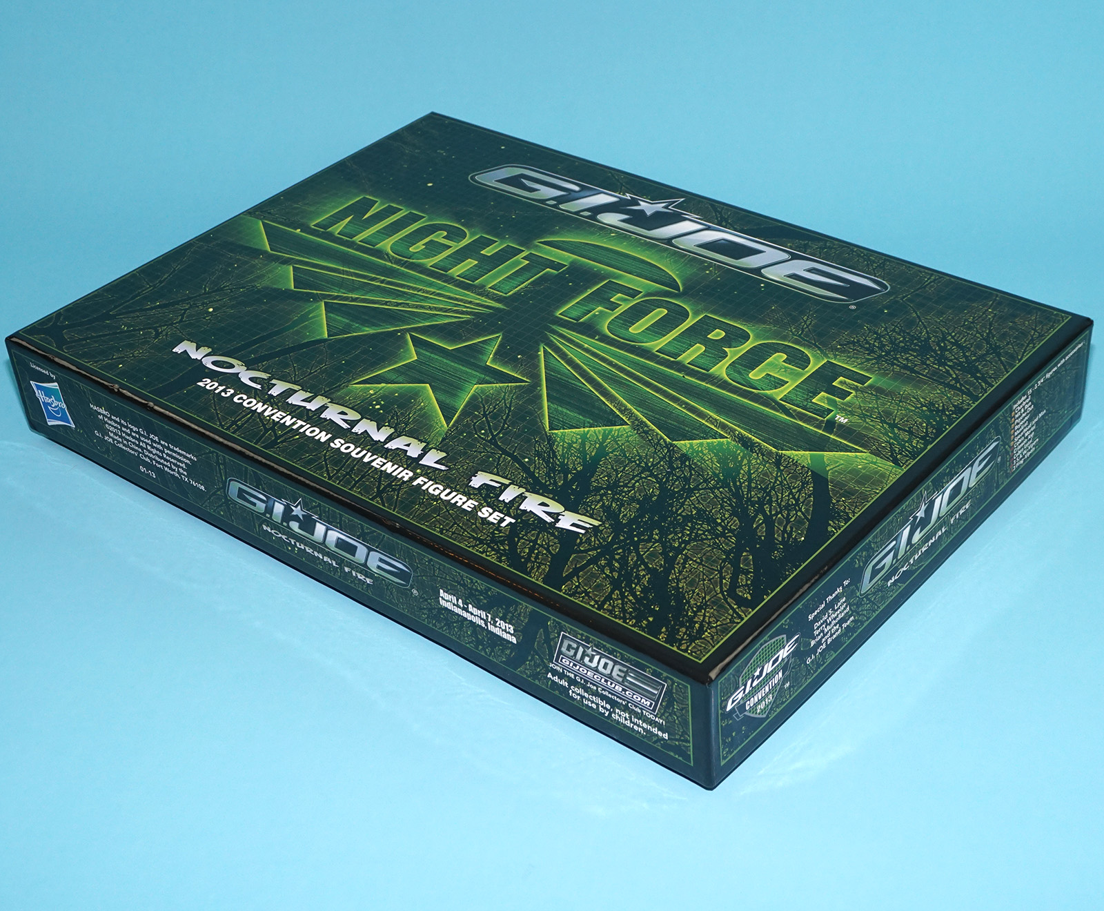 2013 GI JOE NIGHT FORCE NOCTURNAL FIRE BOX SET CONVENTION CON EXCLUSIVE HASBRO - Image 3