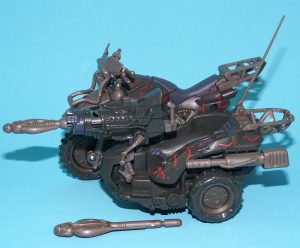 2003 GI JOE COBRA VENOM CYCLE 100% COMPLETE HASBRO