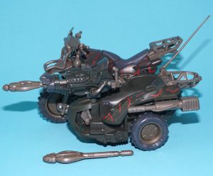 2003 GI JOE COBRA VENOM CYCLE 100% COMPLETE HASBRO