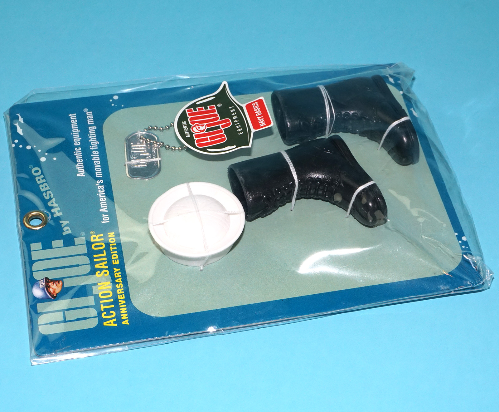 2003 GI JOE ACTION MARINE NAVY BASICS MOC MOSC MISP SEALED PACK HASBRO - Image 3