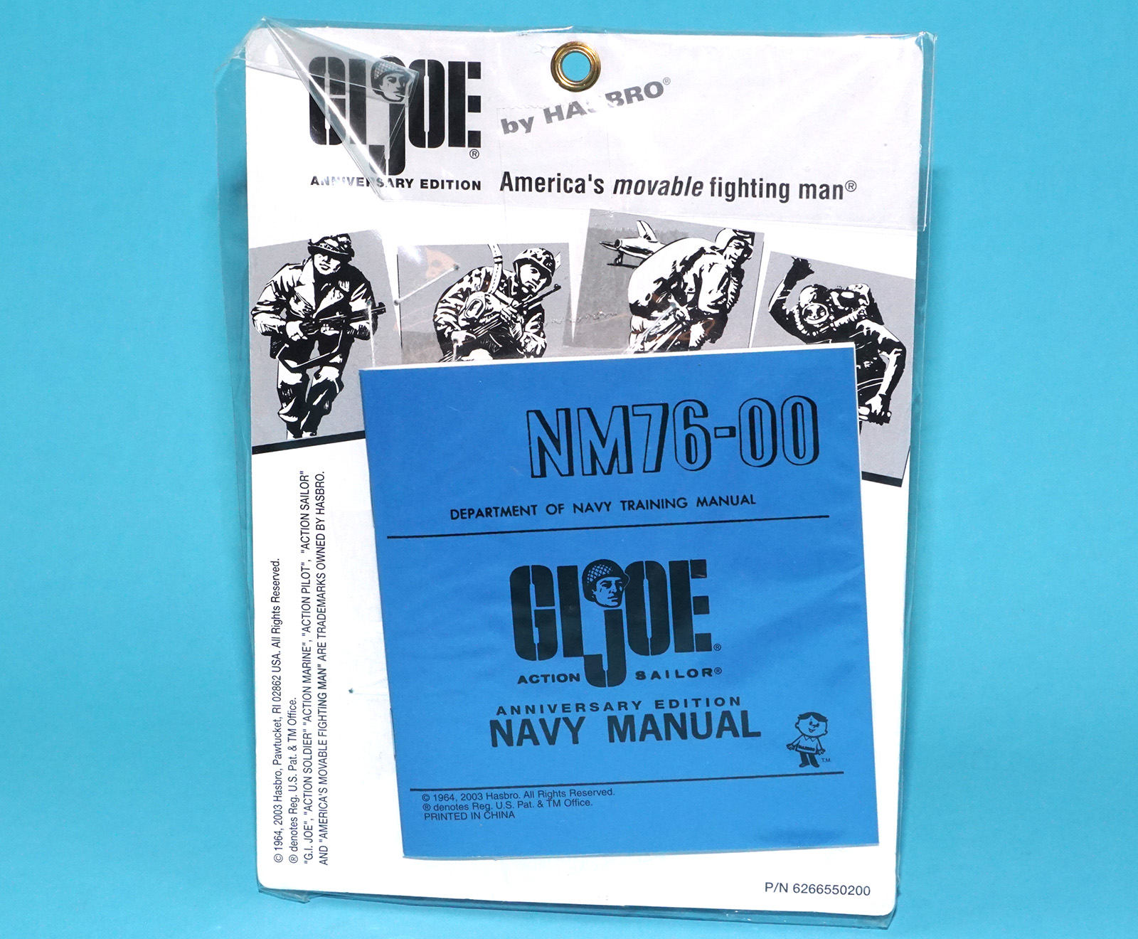 2003 GI JOE ACTION MARINE NAVY BASICS MOC MOSC MISP SEALED PACK HASBRO - Image 6