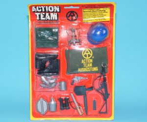 GI JOE ACTION TEAM UN FORCES SPECIAL ACCESSORIES MOC MOSC SCHILDKROT 1970 HASBRO