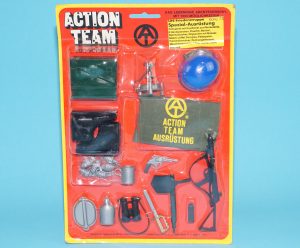 GI JOE ACTION TEAM UN FORCES SPECIAL ACCESSORIES MOC MOSC SCHILDKROT 1970 HASBRO