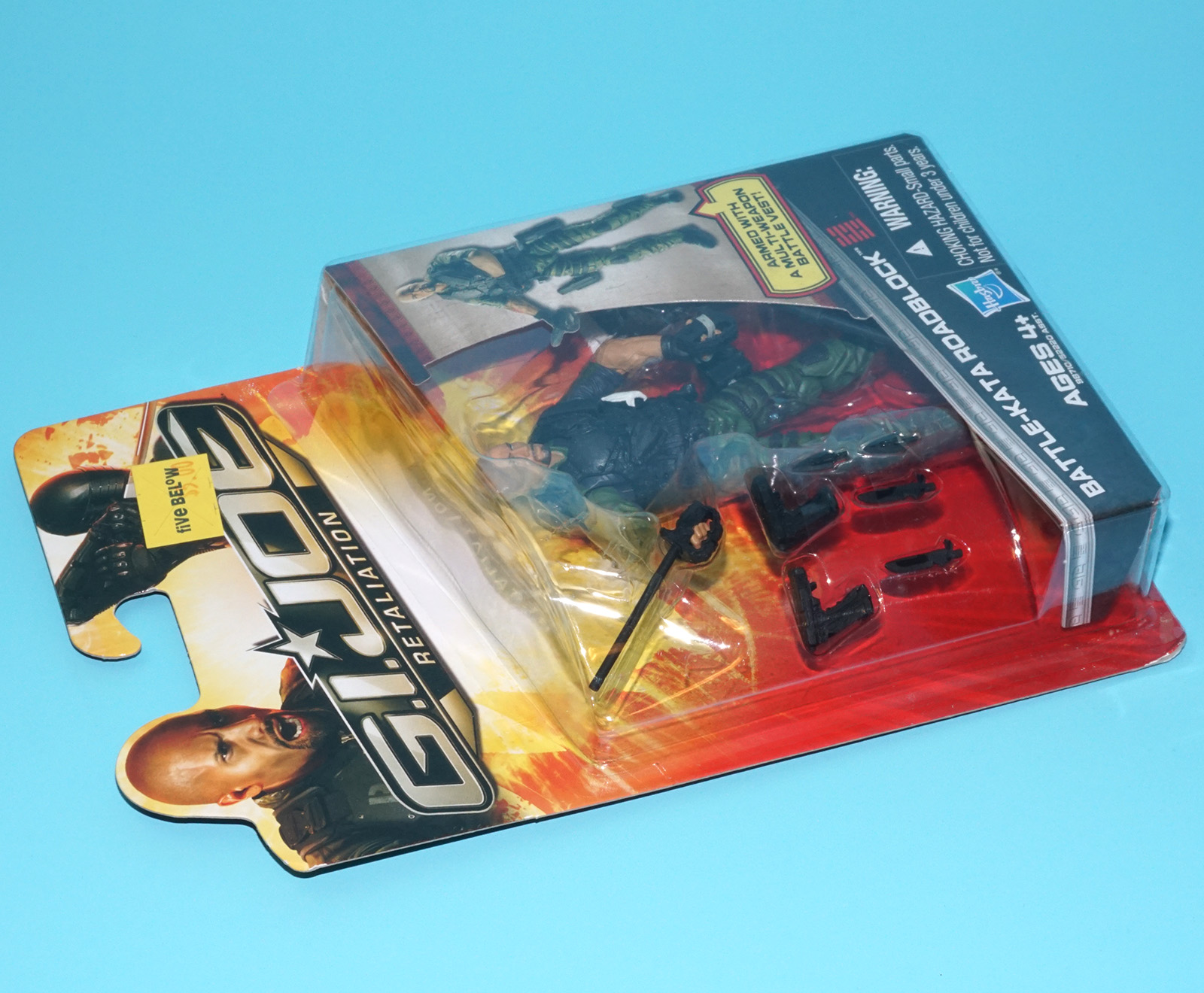 2013 GI JOE RETALIATION BATTLE-KATA ROADBLOACK v23 MOC MOSC CANADA CARD HASBRO - Image 4