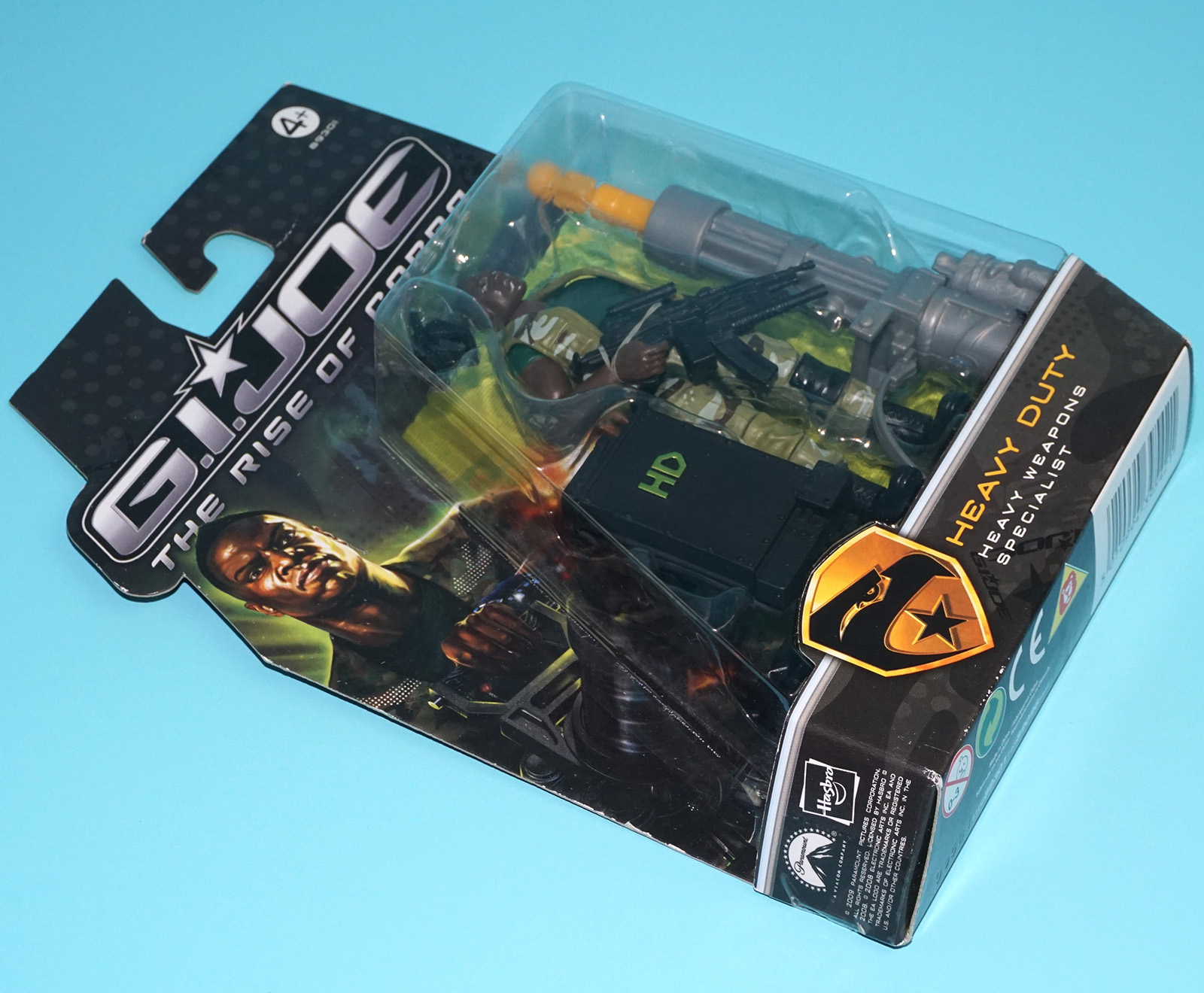 2009 GI JOE ROC HEAVY DUTY v10 HEAVY WEAPONS SPECIALIST MOC MOSC EURO CARD HASBRO - Image 3