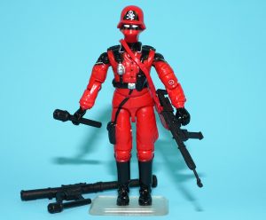 2010 GI JOE RED SHADOW TROOPER v1 100% COMPLETE C9 VACATION IN THE SHADOWS HASBRO CON CLUB