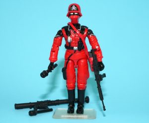 2010 GI JOE RED SHADOW TROOPER v1 100% COMPLETE C9 VACATION IN THE SHADOWS HASBRO CON CLUB