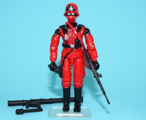 2010 GI JOE RED SHADOW TROOPER v1 100% COMPLETE C9 VACATION IN THE SHADOWS HASBRO CON CLUB