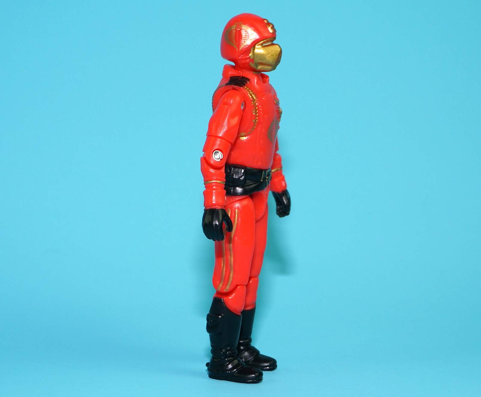 2021 GI JOE CRIMSON GUARD ELITE COMMANDER 100% COMPLETE BLACK MAJOR CUSTOM - Image 3