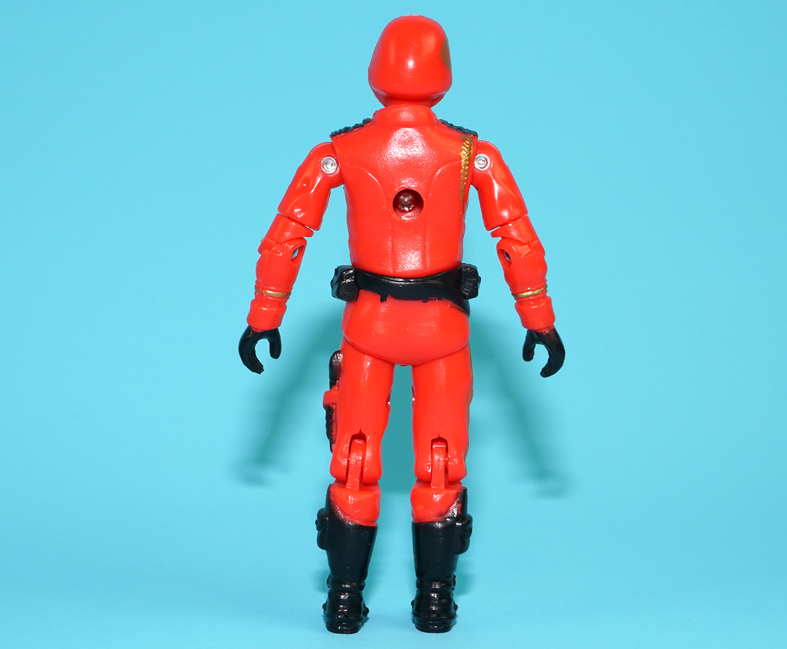 2021 GI JOE CRIMSON GUARD ELITE COMMANDER 100% COMPLETE BLACK MAJOR CUSTOM - Image 4