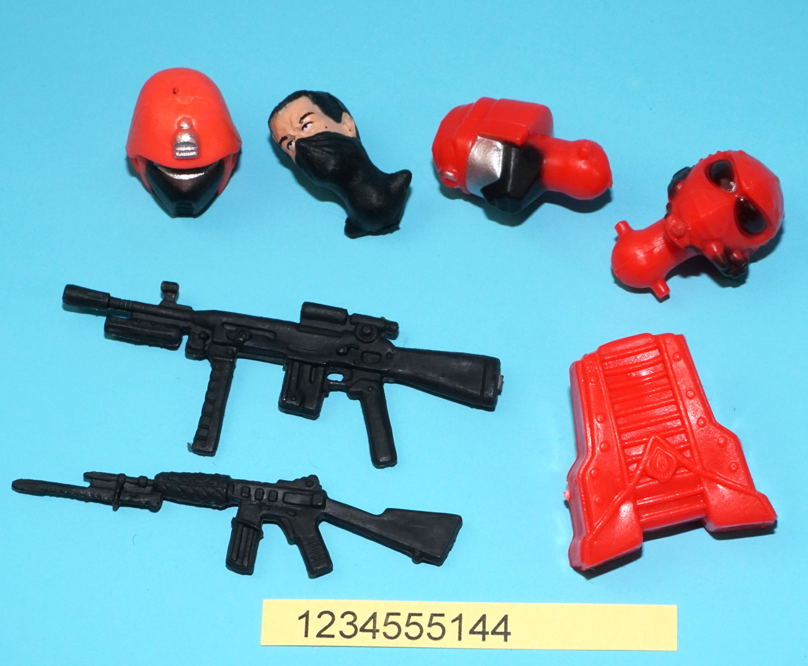 2021 GI JOE CRIMSON GUARD ELITE COMMANDER 100% COMPLETE BLACK MAJOR CUSTOM - Image 5