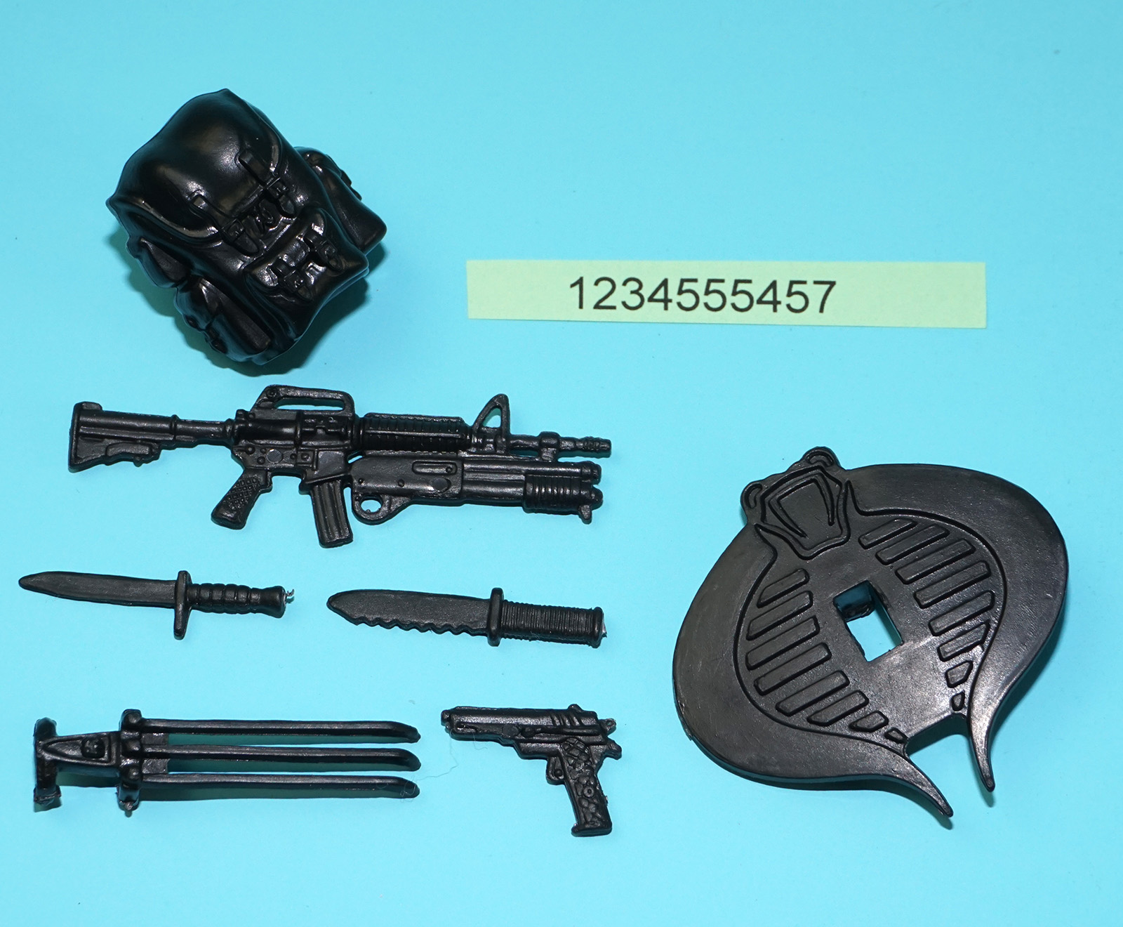 2022 GI JOE PYTHON PATROL ALLEY VIPER DRAGOON 100% COMPLETE BLACK MAJOR CUSTOM - Image 4