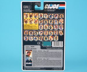 1987 GI JOE BF2000 MAVERICK v1 CARDBACK FILE CARD FILECARD NL FR BENELUX 1989 HASBRO