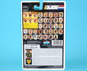 1989 GI JOE NIGHT-VIPER v1 UNCUT FILE CARD CARDBACK NL FR BENELUX 1990 HASBRO