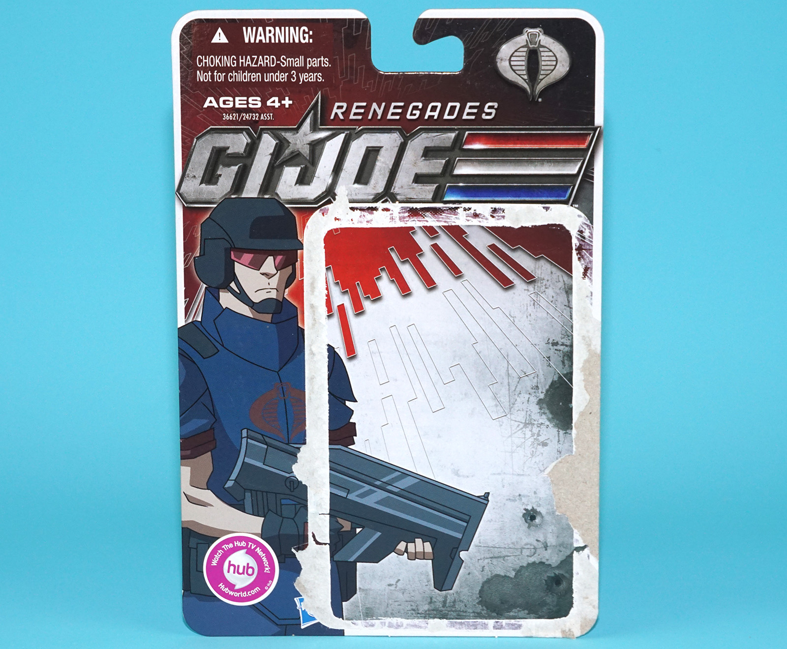 2011 GI JOE 30TH COBRA TROOPER v16 UNCUT FILE CARD CARDBACK HASBRO 25TH ANNIVERSARY - Image 2