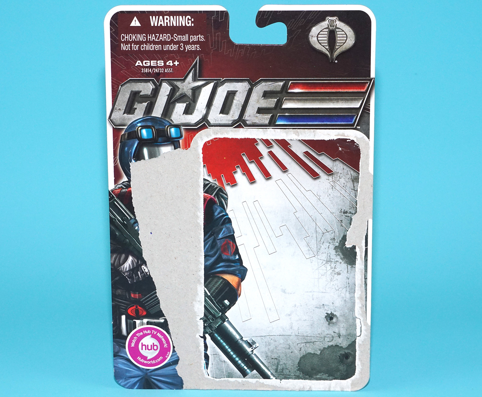 2011 GI JOE 30TH COBRA VIPER v28 UNCUT FILE CARD CARDBACK HASBRO 25TH 50TH - Image 2