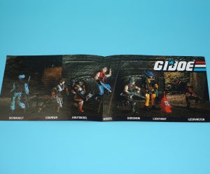 1988 GI JOE LEAFLET FOLDOUT GIANT ‘REUZE’ POSTER PT3 BELGIUM HASBRO