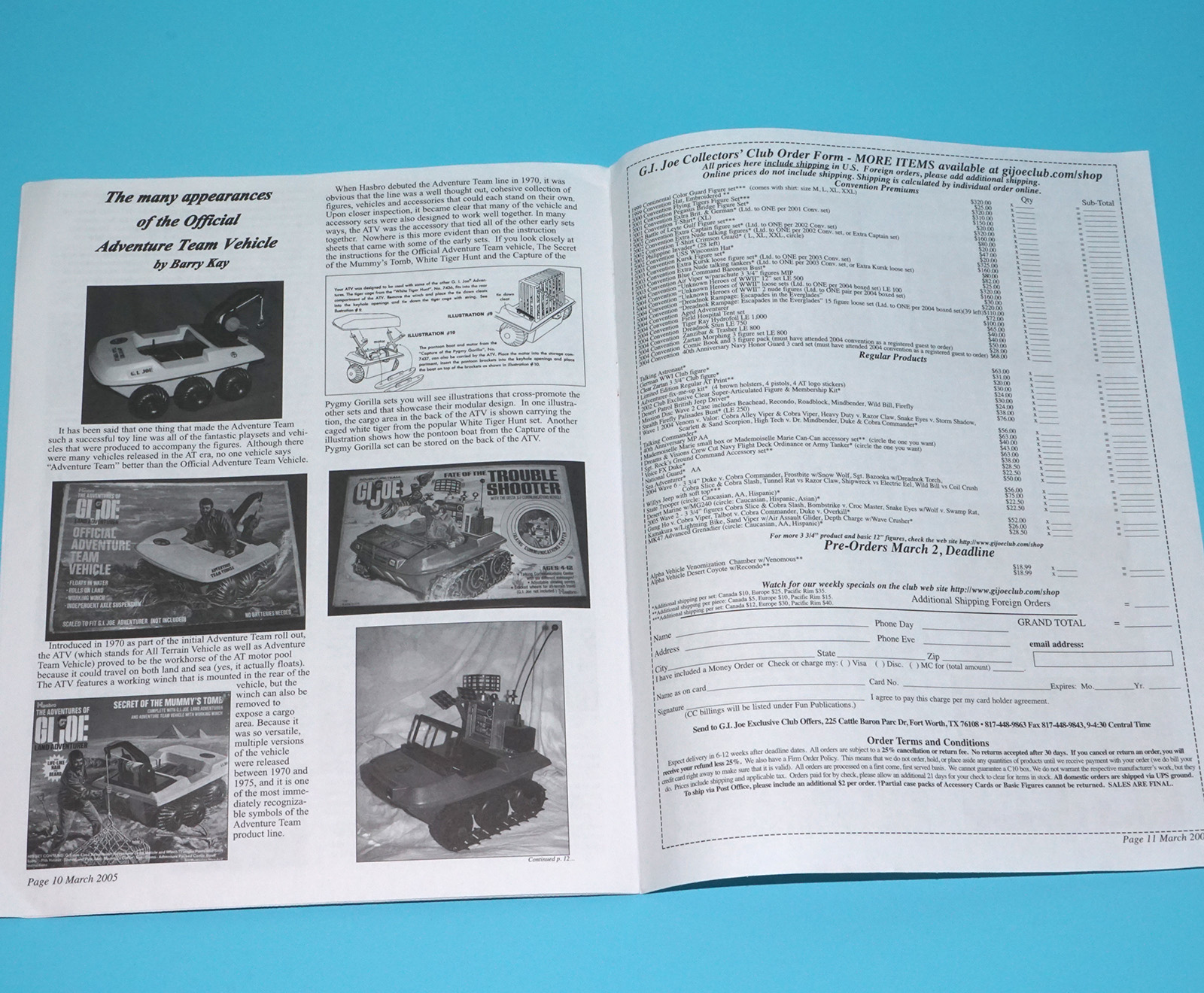 2005 GI JOE COLLECTOR'S CLUB MEMBERSHIP MAGAZINE - Image 6