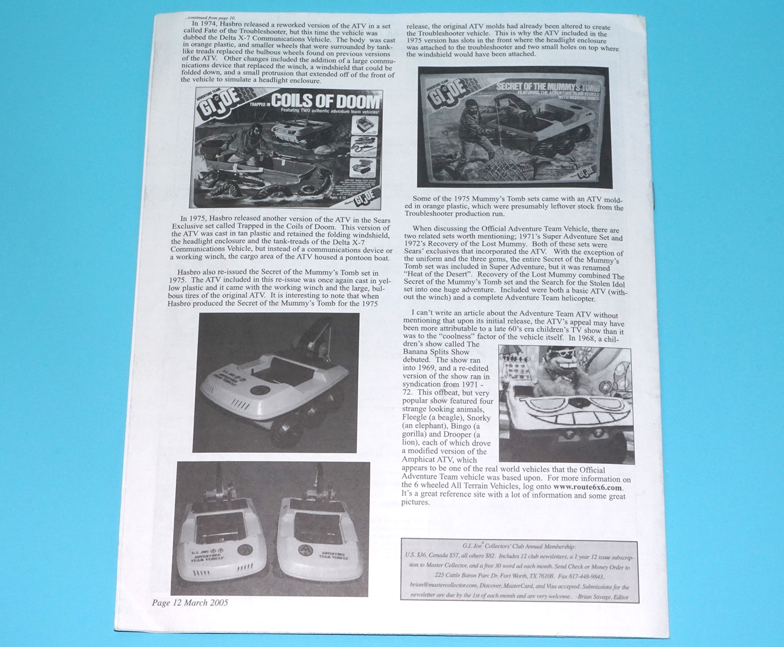 2005 GI JOE COLLECTOR'S CLUB MEMBERSHIP MAGAZINE - Image 7