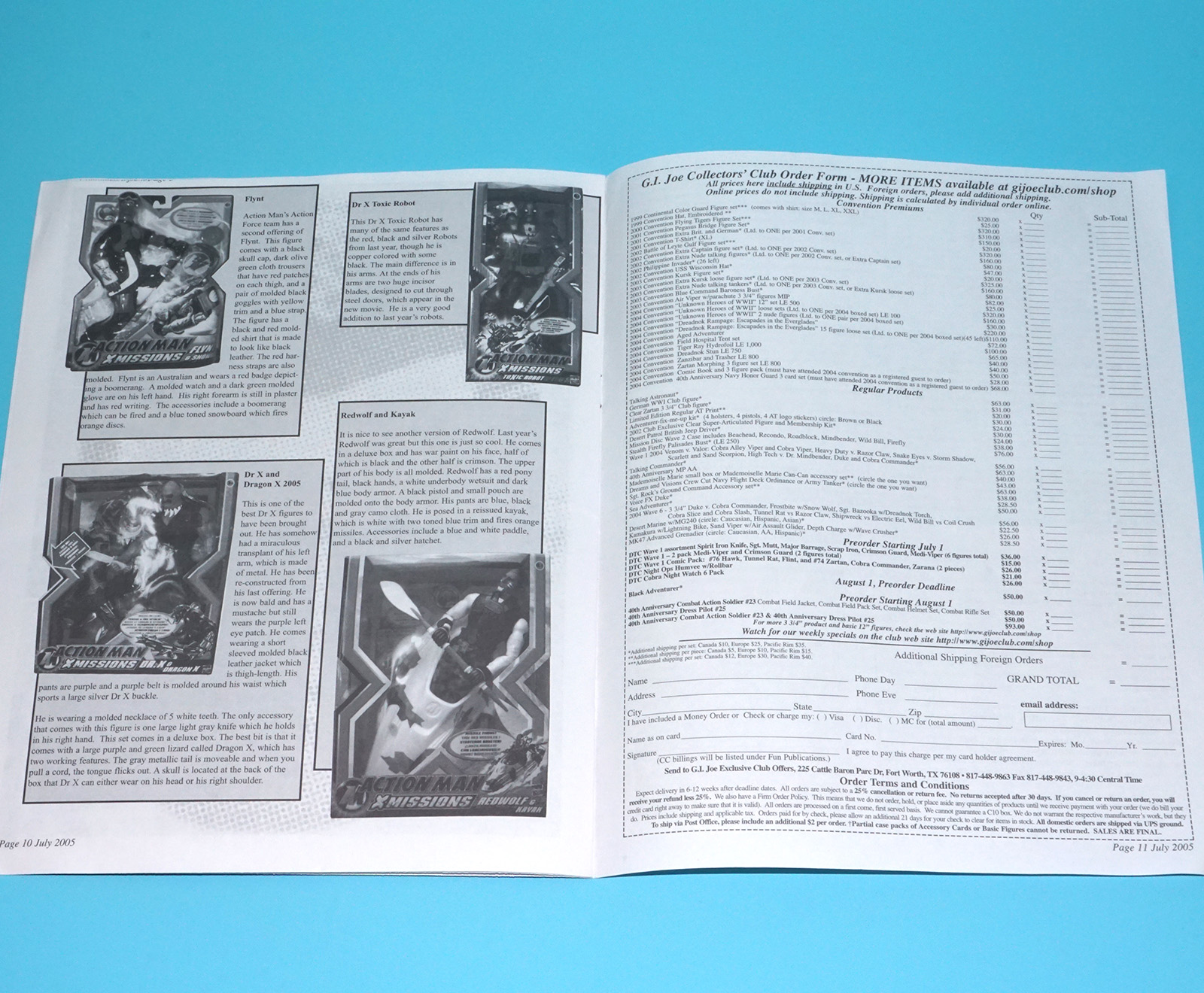 2005 GI JOE COLLECTOR'S CLUB MEMBERSHIP MAGAZINE - Image 6