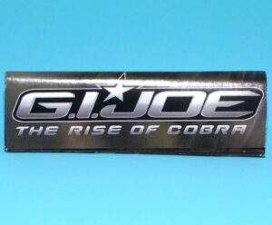 2009 GI JOE ROC CATALOG FOLDOUT MINI POSTER NIGHTBIRD HASBRO