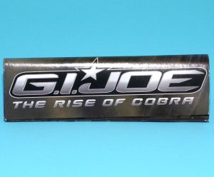 2009 GI JOE ROC CATALOG FOLDOUT MINI POSTER NIGHTBIRD HASBRO