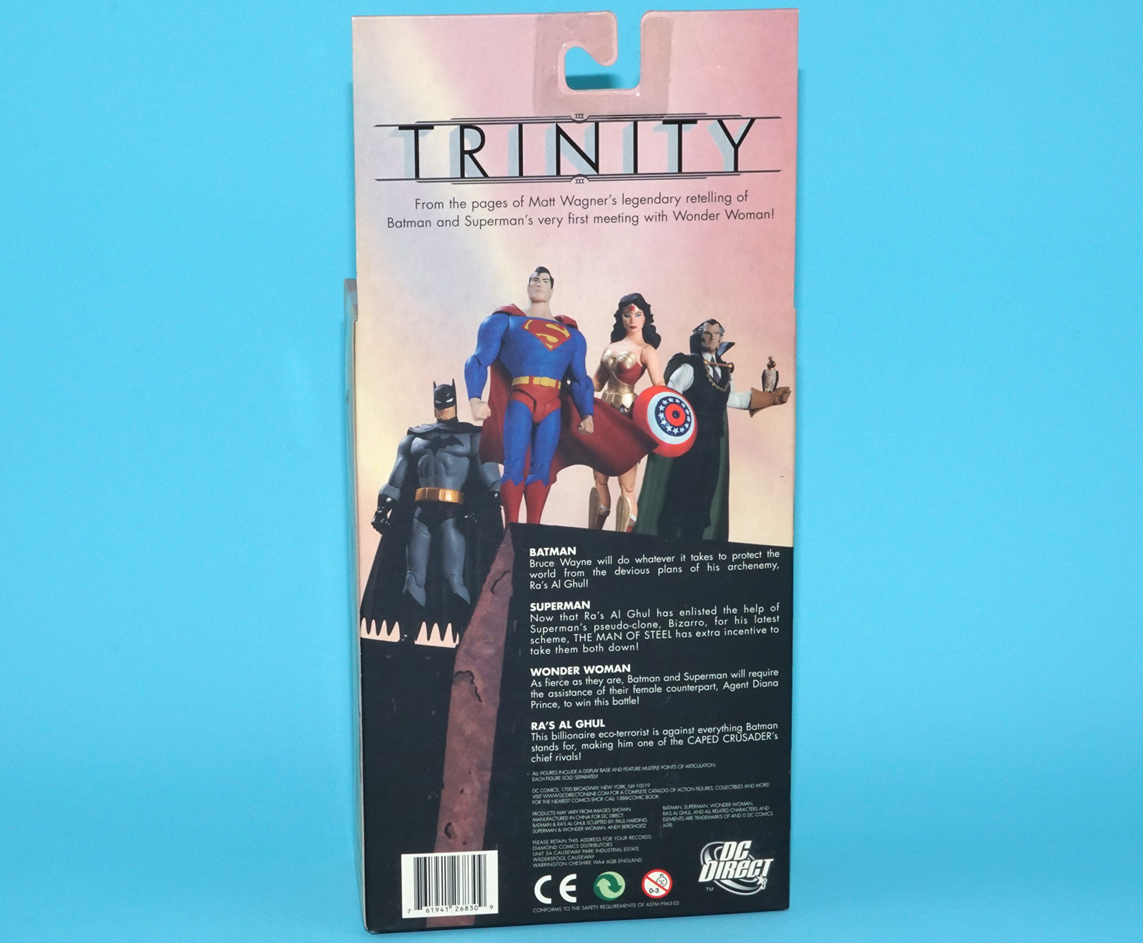 DC COMICS TRINITY SERIES WONDER WOMAN MIB MISB 2008 DC DIRECT - Image 5