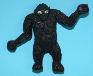 KING KONG 4″ RUBBER TOY FIGURE 1970s BOOTLEG TOY HONG KONG