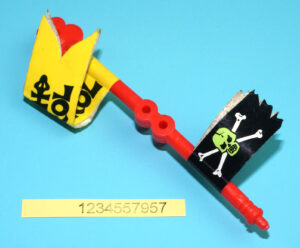 TMNT TEENAGE MUTANT NINJA TURTLES ORIGINAL SPARE PART FOOTSKI FLAGPOLE 1989 PLAYMATES