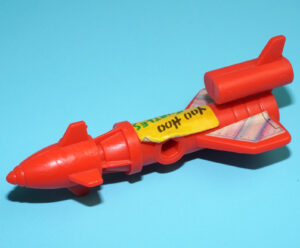TMNT TEENAGE MUTANT NINJA TURTLES ORIGINAL SPARE PART POGOCOPTER MISSILE (R) 1991 PLAYMATES