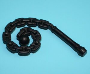 TMNT TEENAGE MUTANT NINJA TURTLES ORIGINAL SPARE PART NIGHTWATCHER STUNT RIDER BALL & CHAIN 2006 PLAYMATES