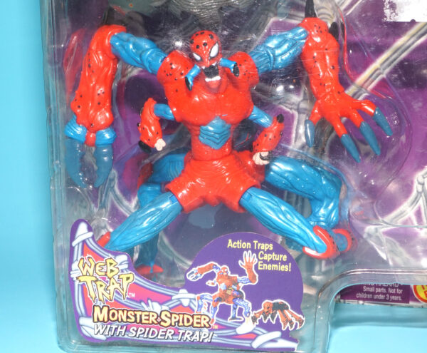 1997 Toybiz Marvel Spider-Man Web Trap W/ Web Net Trap Factory Sealed NIP