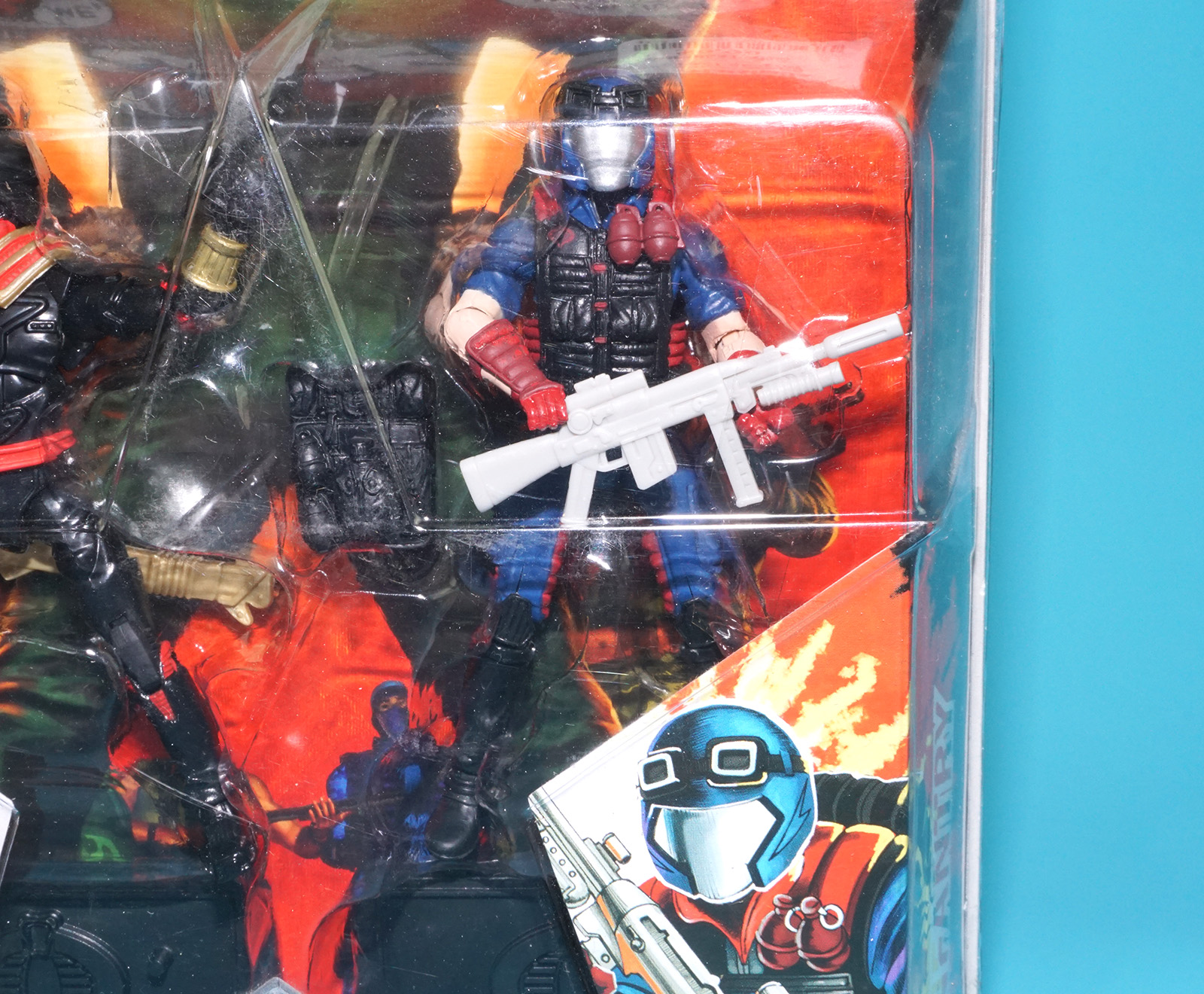 2008 GI JOE 25TH ANNIVERSARY COMIC 2-PACK IRON GRENADIER v6 & COBRA VIPER v16 MOC MOSC HASBRO - Image 4