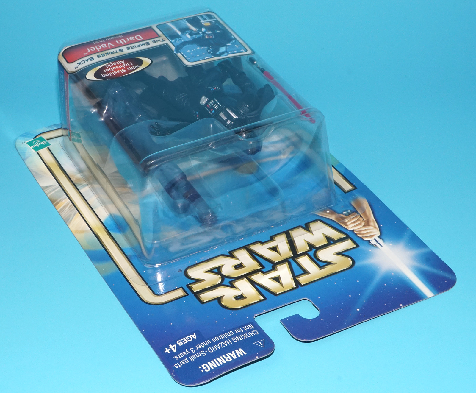 STAR WARS SAGA COLLECTION DARTH VADER BESPIN DUEL MOC MOSC 2002 HASBRO - Image 5