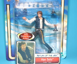 STAR WARS SAGA COLLECTION HAN SOLO ENDOR RAID MOC MOSC 2002 HASBRO