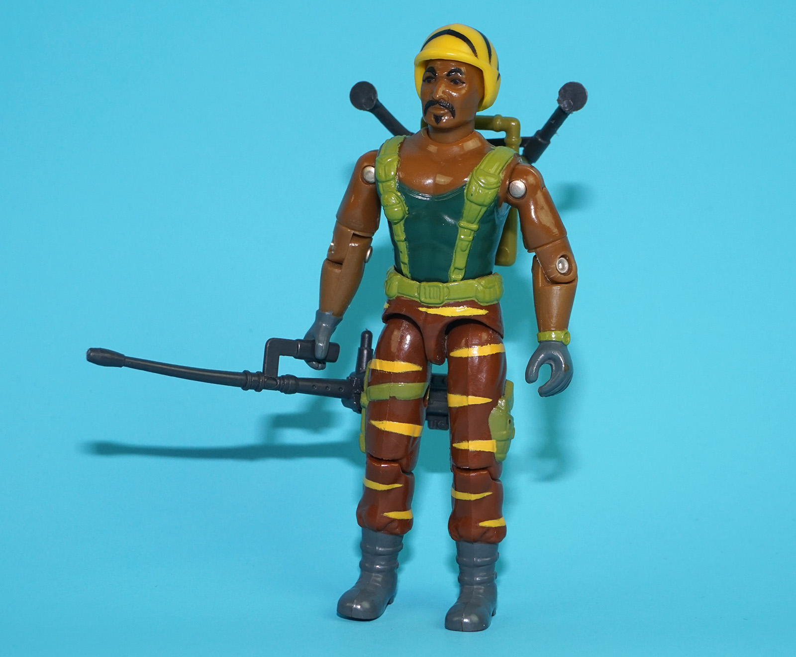 1988 GI JOE TIGER FORCE ROADBLOCK v3 100% COMPLETE C9+ HASBRO - Image 2