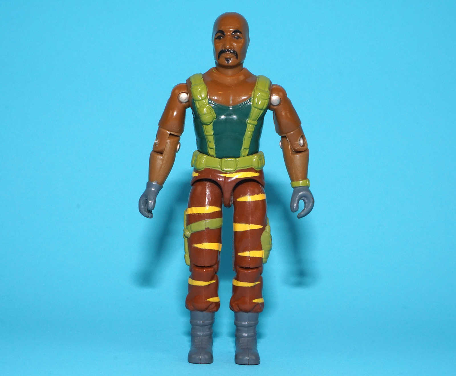 1988 GI JOE TIGER FORCE ROADBLOCK v3 100% COMPLETE C9+ HASBRO - Image 3